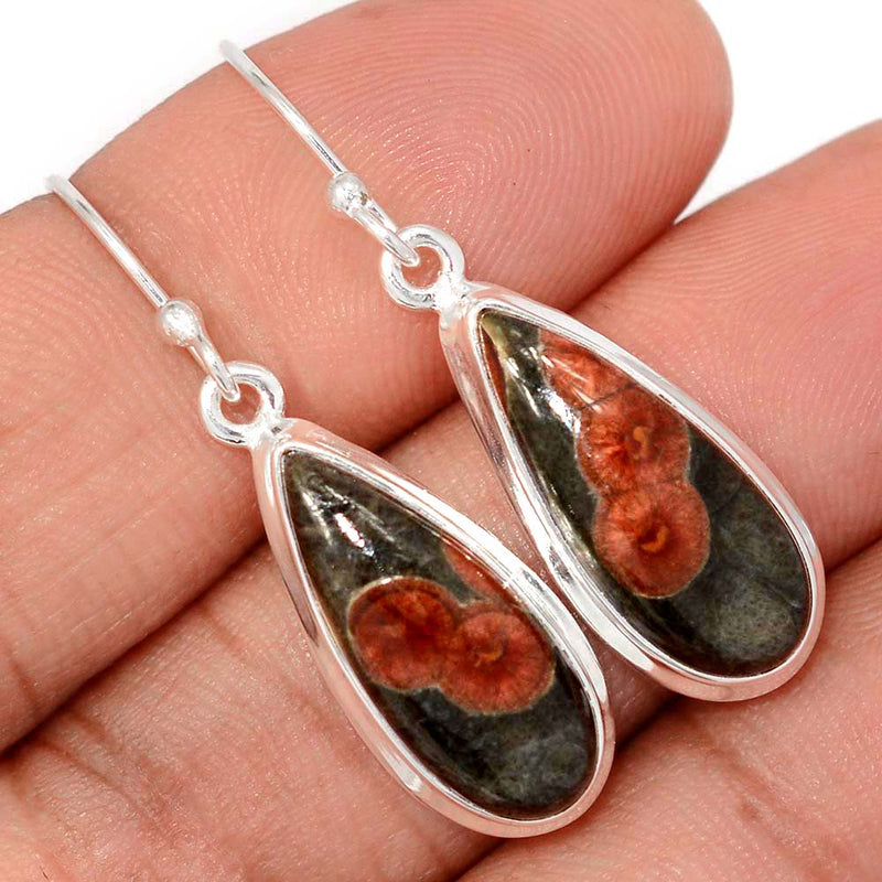 1.5" Peanut Obsidian Earrings - PNOE179