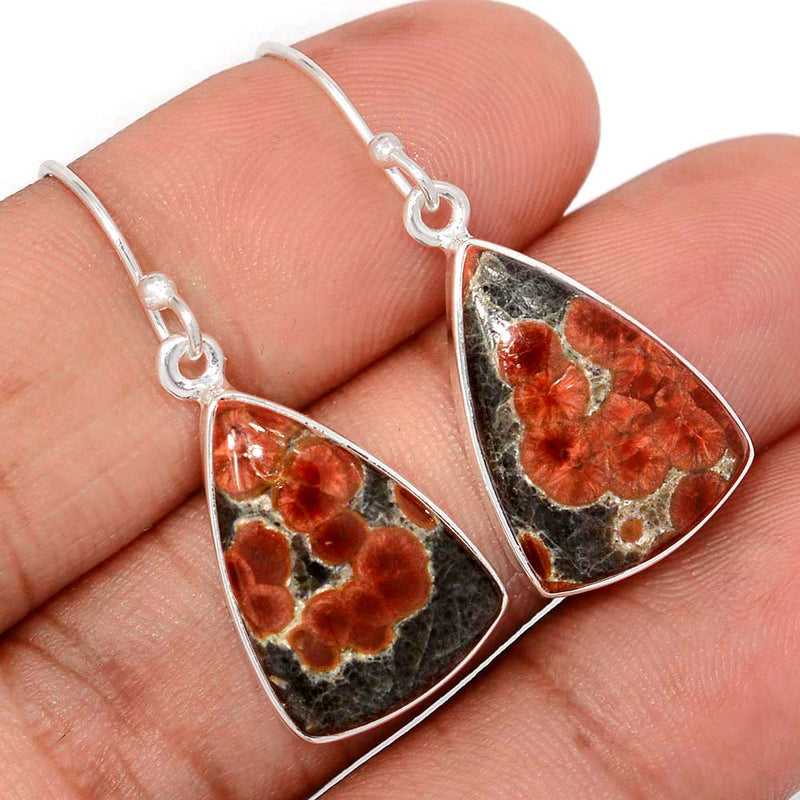 1.5" Peanut Obsidian Earrings - PNOE182