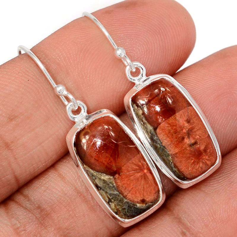 1.5" Peanut Obsidian Earrings - PNOE183