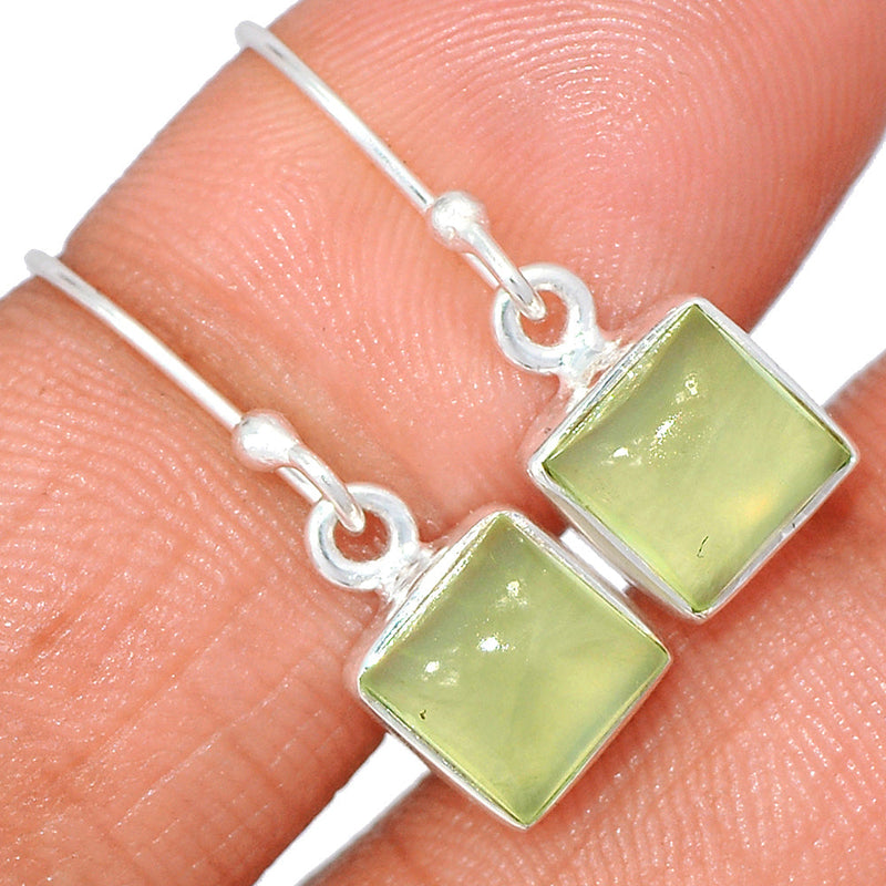 1" Prehnite Earrings - PNTE285