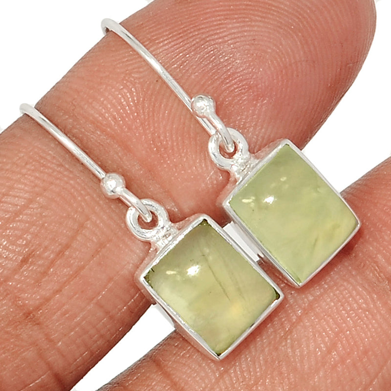 1" Prehnite Earrings - PNTE330