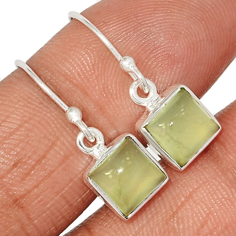 1" Prehnite Earrings - PNTE331