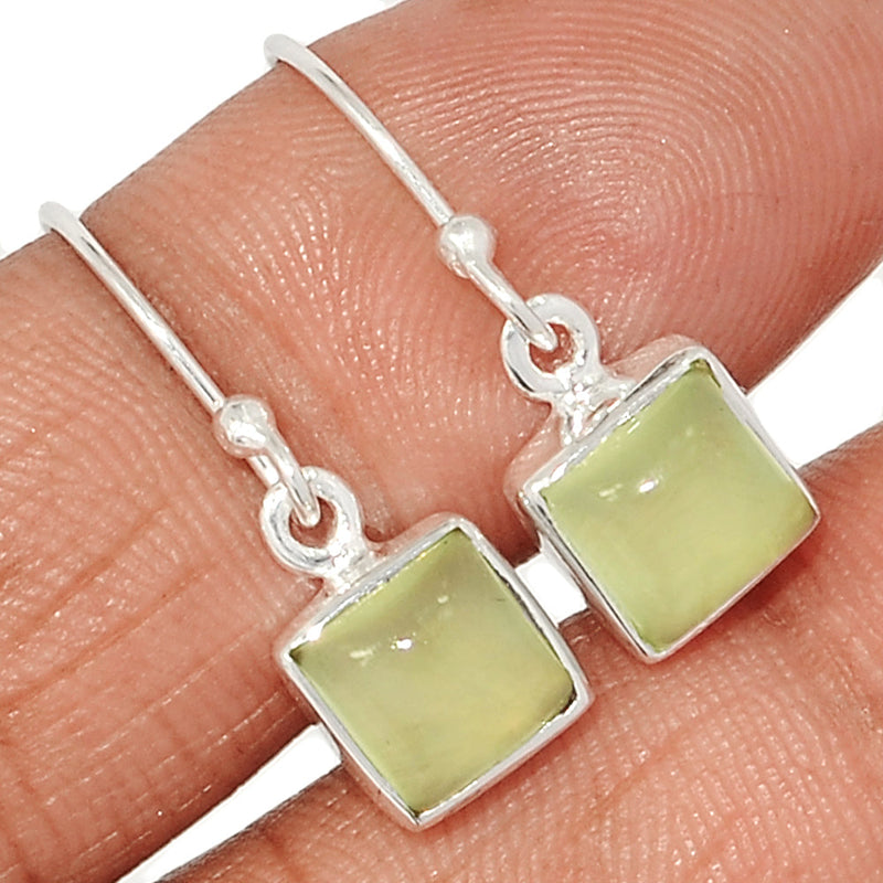1.1" Prehnite Earrings - PNTE333