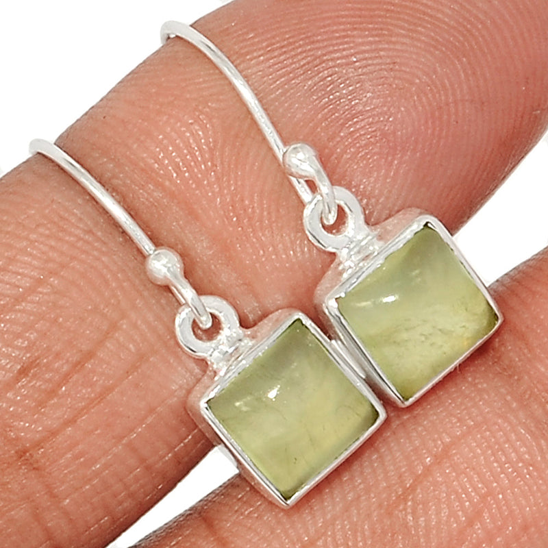 1.1" Prehnite Earrings - PNTE335