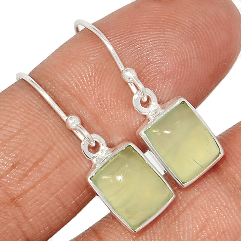 1.1" Prehnite Earrings - PNTE337