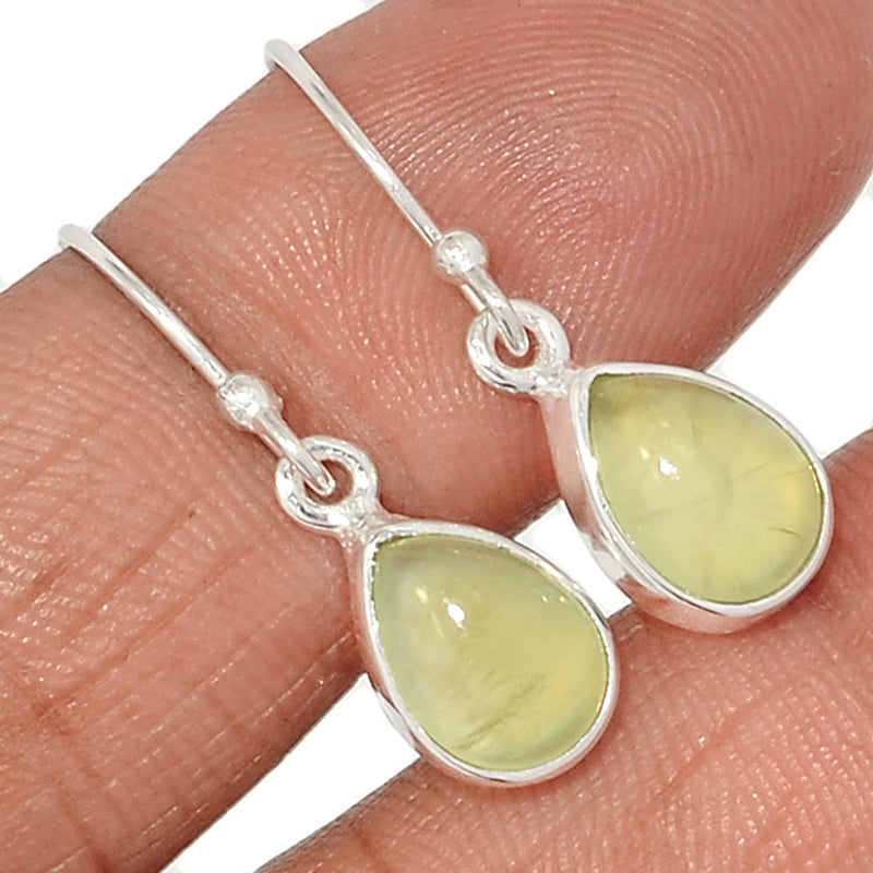 1.1" Prehnite Earrings - PNTE339