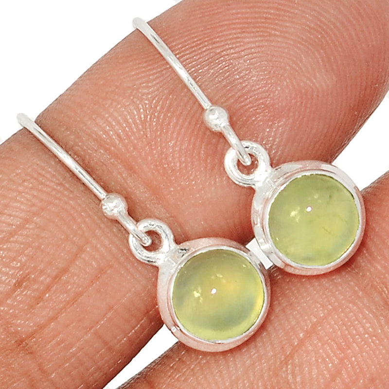 1" Prehnite Earrings - PNTE342