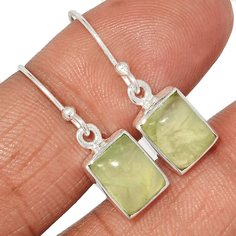1.1" Prehnite Earrings - PNTE348