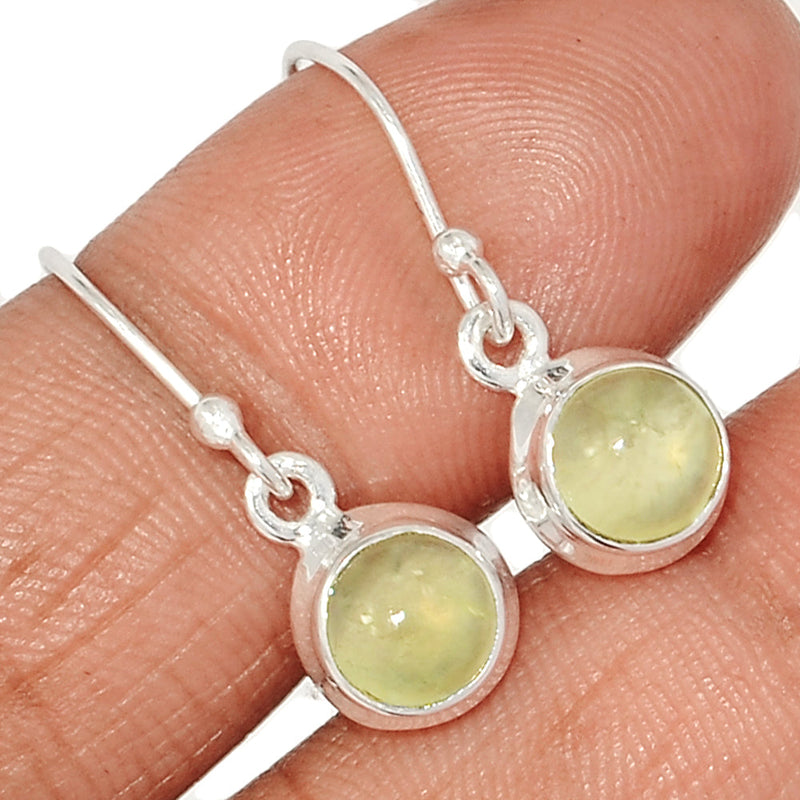 1" Prehnite Earrings - PNTE352