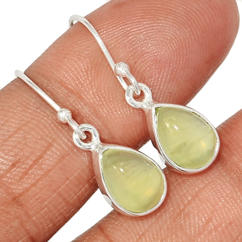 1.1" Prehnite Earrings - PNTE354