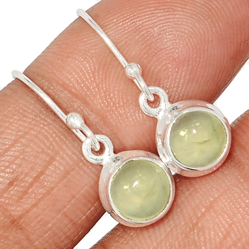 1" Prehnite Earrings - PNTE355