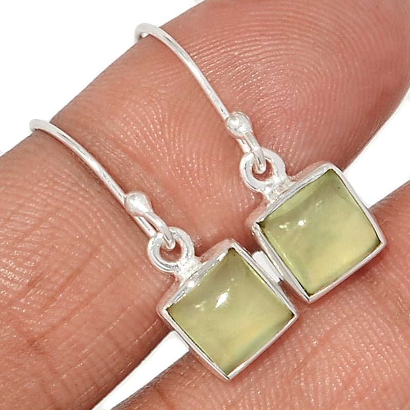 1" Prehnite Earrings - PNTE356