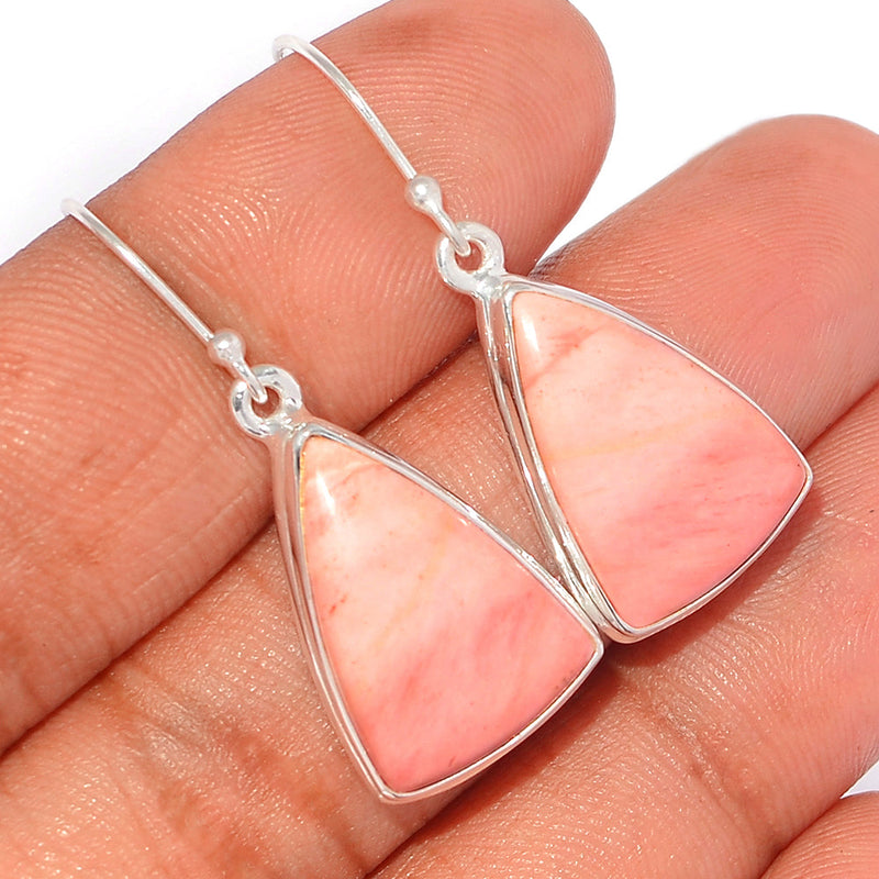 1.5" Australian Pink Opal Earrings - POAE400