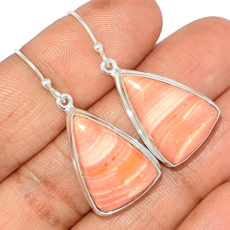 1.6" Australian Pink Opal Earrings - POAE449