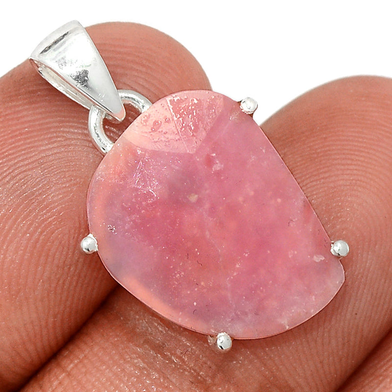 1" Claw - Pink Opal Faceted Pendants - POFP32