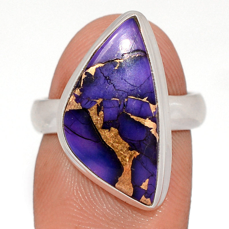 Purple Rose Dahlia Turquoise Ring - PRDR48