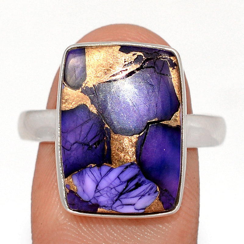 Purple Rose Dahlia Turquoise Ring - PRDR5