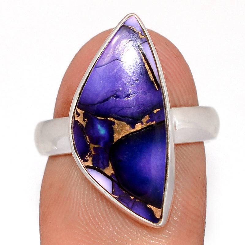Purple Rose Dahlia Turquoise Ring - PRDR7