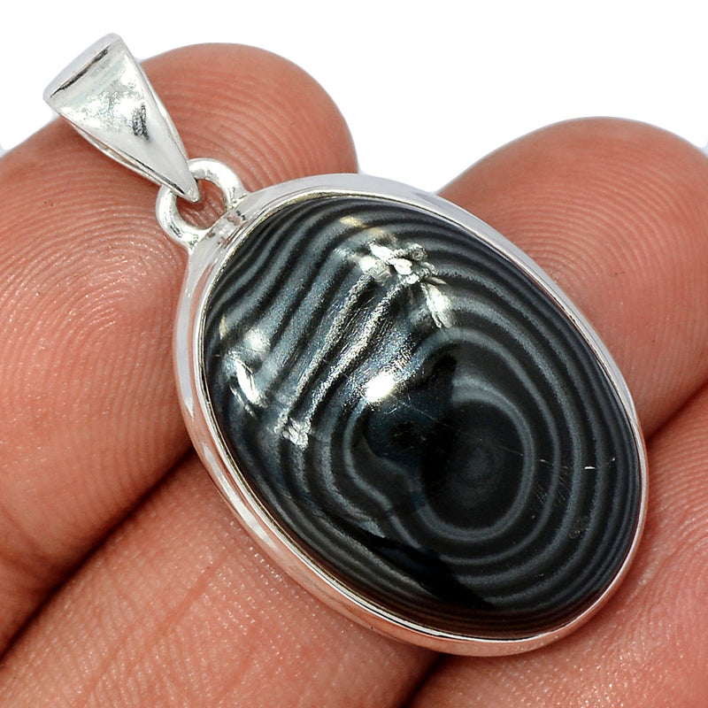 1.5" Psilomelane Pendants - PSLP1054