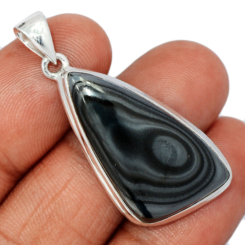 1.7" Psilomelane Pendants - PSLP1058