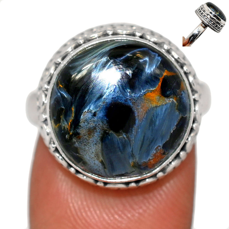 Fine Filigree - Pietersite Cabochon Ring - PTCR1362