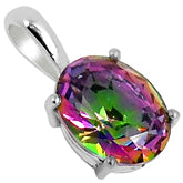 8*10 MM Oval - Mystic Topaz Pendants - MTP7