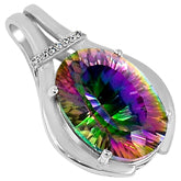 13*18 MM Oval - Mystic Topaz Pendants - MTP10