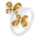3*5, 6*4 MM Pear - Citrine Ring - R5092C