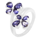 3*5, 6*4 MM Pear - Iolite Ring - R5092I