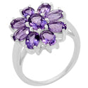 4*6, 5*7 MM Oval - Amethyst Faceted Ring - R5104A