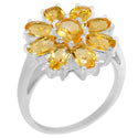 4*6, 5*7 MM Oval - Citrine Ring - R5104C