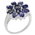 4*6, 5*7 MM Oval - Iolite Ring - R5104I