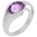 7*9 MM Oval - Amethyst Faceted Ring - R5109A