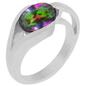 7*9 MM Oval - Mystic Topaz Ring - R5109MT