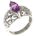 6*12 MM Marquise - Amethyst Faceted Ring - R5151A