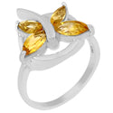 8*4 & 6*3 MM Marquise - Citrine Ring - R5153C