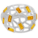 4*2 MM Octo - Citrine Ring - R5160C