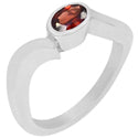 3*5 MM Oval - Garnet Faceted Ring - R5162G