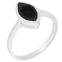 6*12 MM Marquise - Black Onyx Faceted Ring - R5166BO