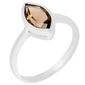 6*12 MM Marquise - Smokey Quartz Ring - R5166SQ