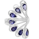 4*6 MM Pear - Iolite Ring - R5169I