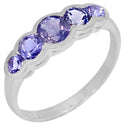 3, 4, 5 MM Round - Iolite Ring - R5174I