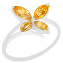 4*8, 3*6 MM Marquise - Citrine Ring - R5177C