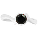 6*6 MM Round - Black Onyx Faceted Ring - R5184BO