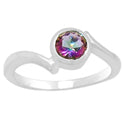 6*6 MM Round - Mystic Topaz Ring - R5184MT