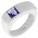 6*6 MM Square - Iolite Ring - R5186I