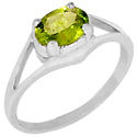 6*8 MM Oval - Peridot Faceted Ring - R5190P