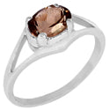 6*8 MM Oval - Smokey Quartz Ring - R5190SQ