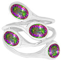 5*7 MM Oval - Mystic Topaz Ring - R5191MT