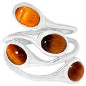 5*7 MM Oval - Tiger Eye Ring - R5191TE